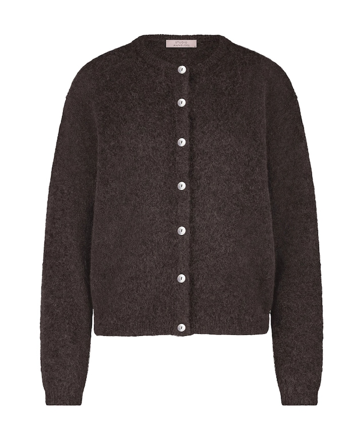 Dames vest bruin