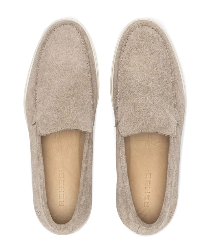 Simon 124 heren moccasins beige