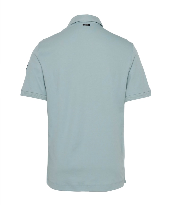 Heren polo blauw