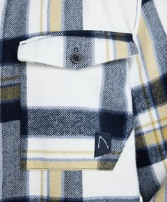 Heren overshirt blauw