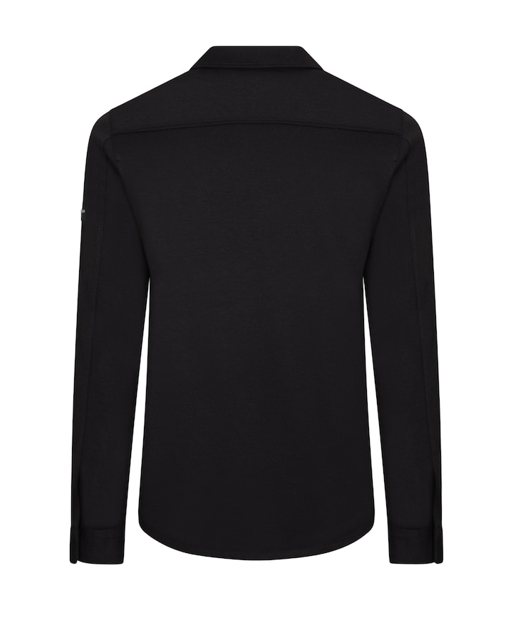 Heren overshirt zwart