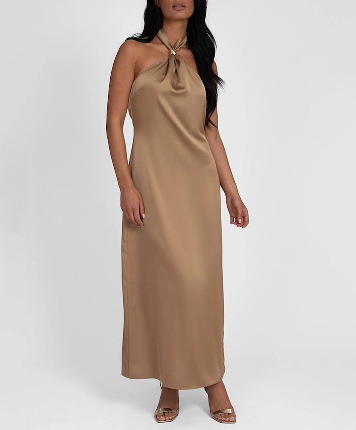 Dames jurk beige