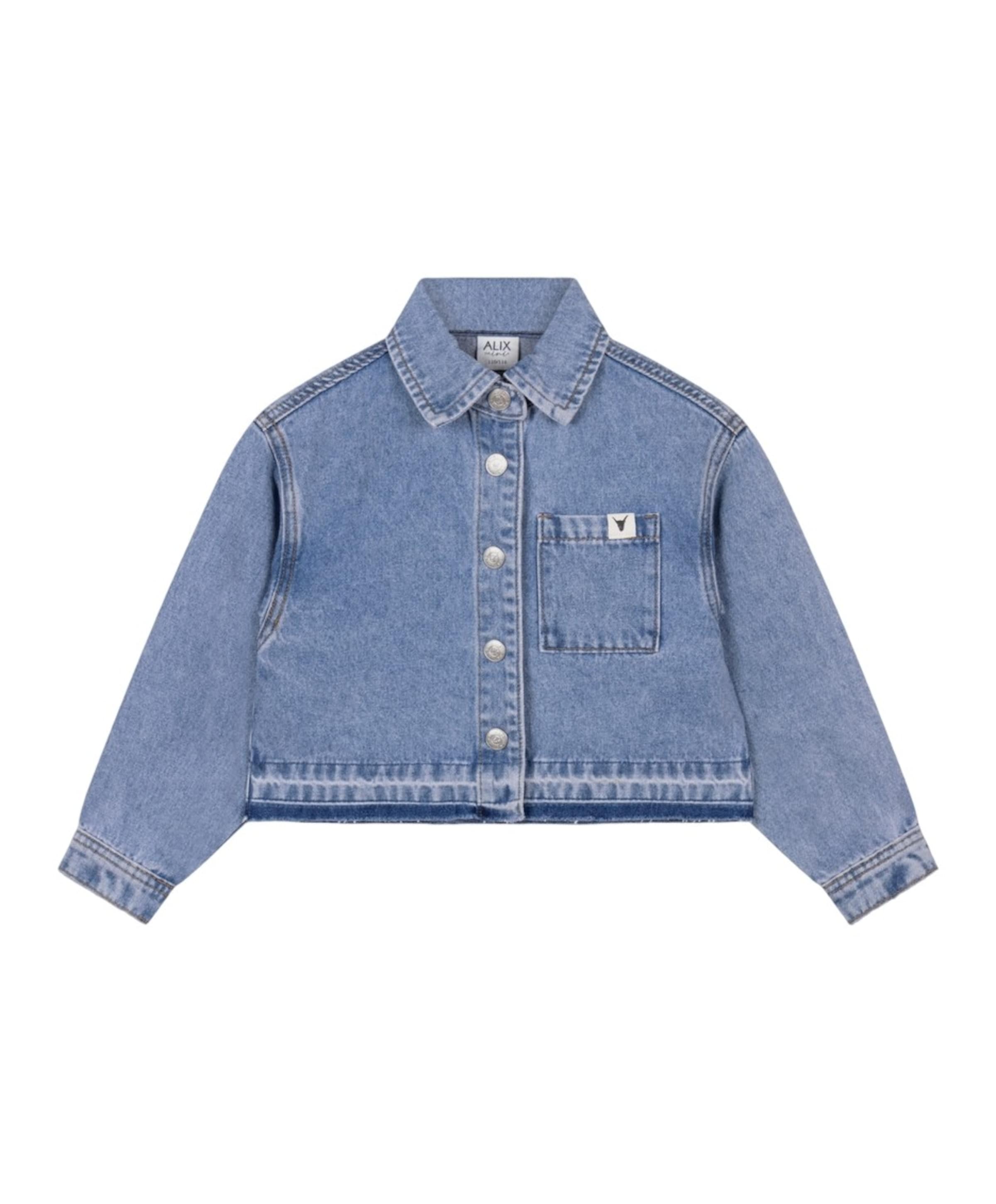Meisjes spijkerjas blauw