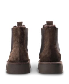 dames enkellaarzen bruin