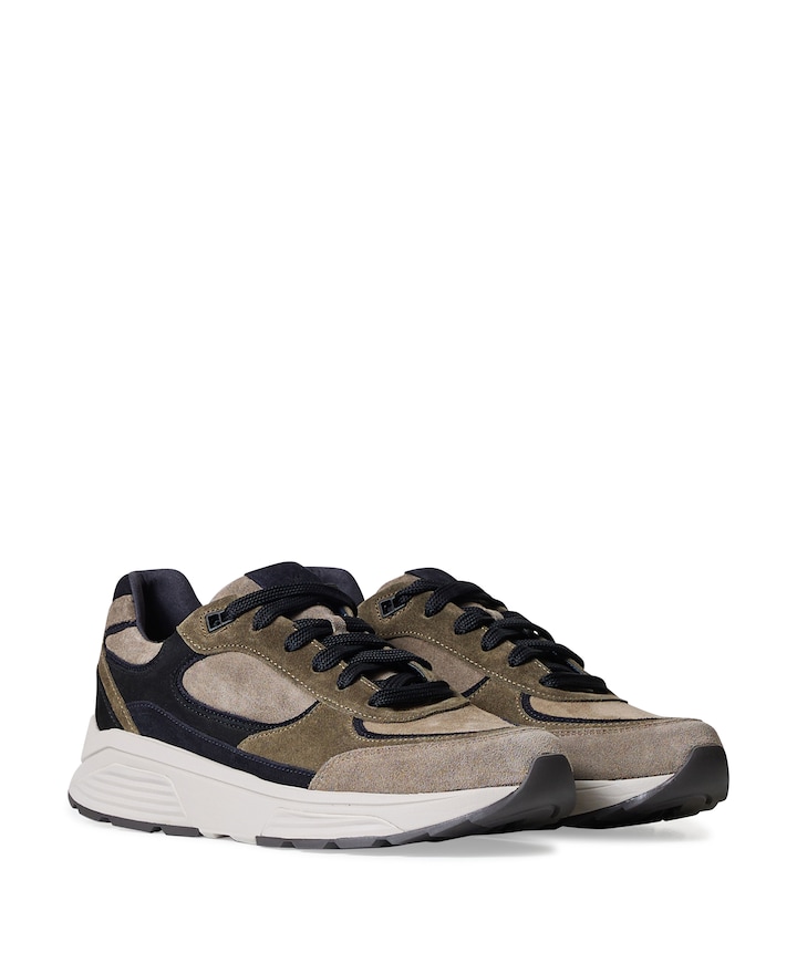 Manhattan heren sneakers beige