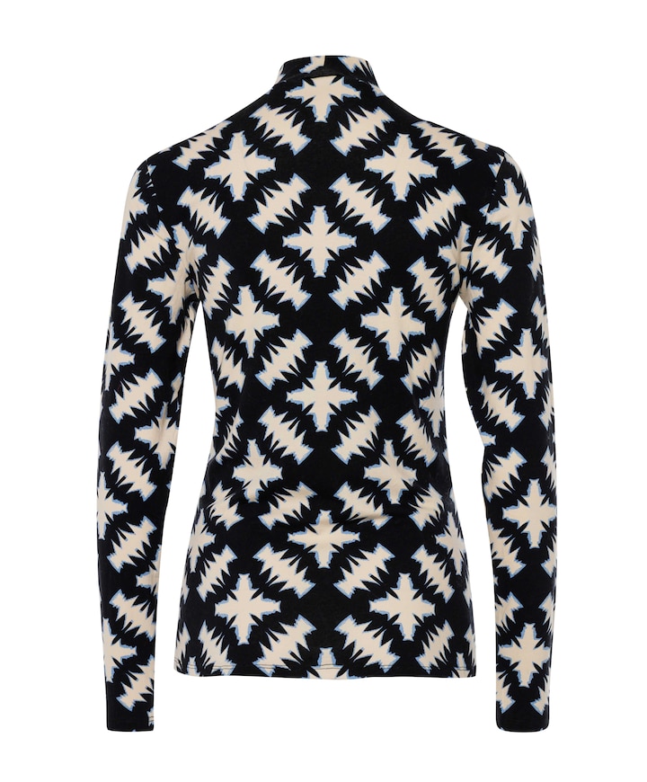 Dames longsleeve zwart