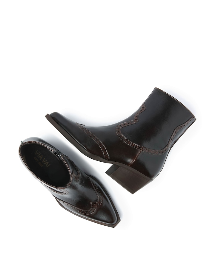 Do Aiden enkellaarzen bordeaux