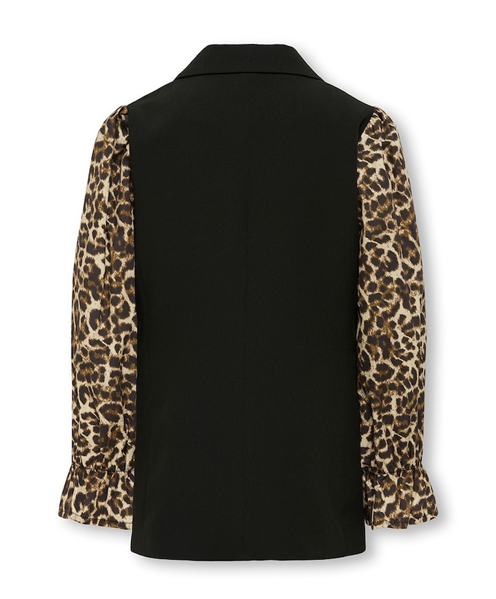 Meisjes blazer zwart