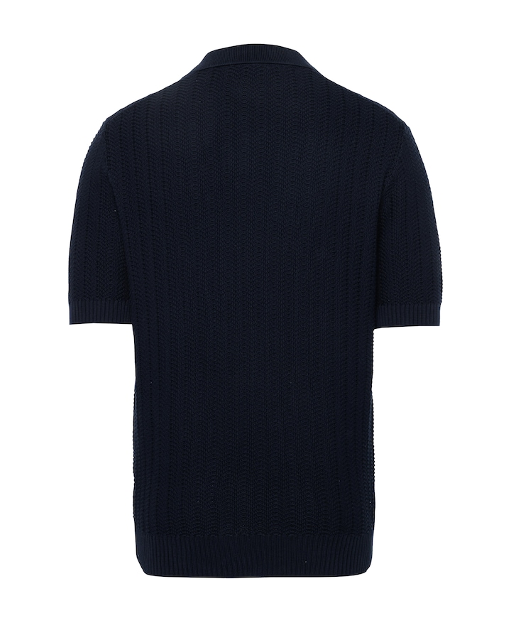 Heren polo blauw