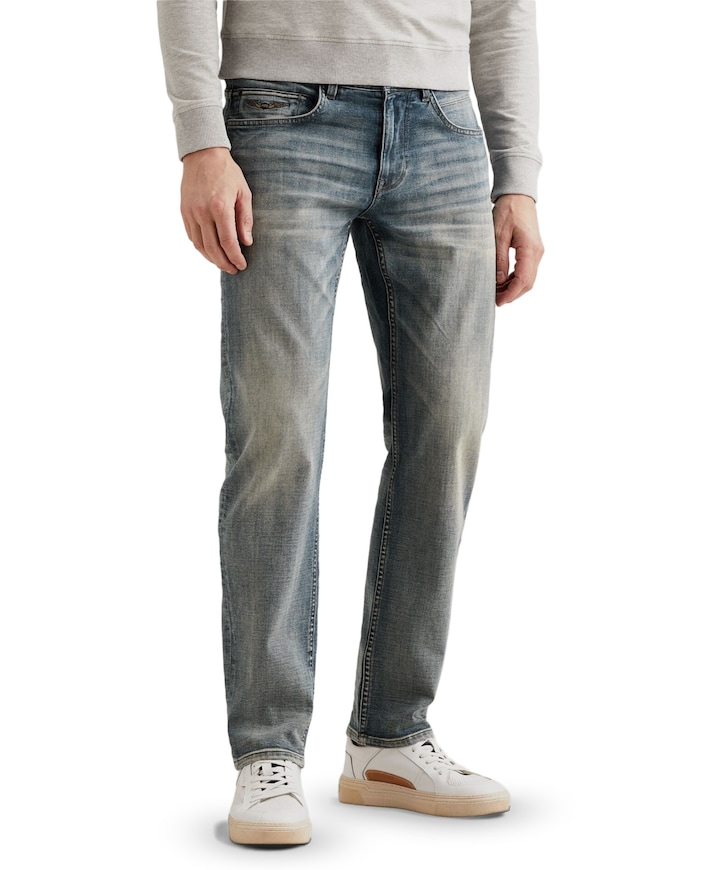WINGLOAD CROSS HATCH BLUE heren jeans blauw