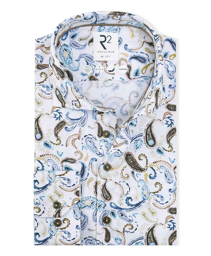 Overhemd lange mouw ecru