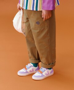 SMALL V-10 LEATH uniseks sneakers  wit