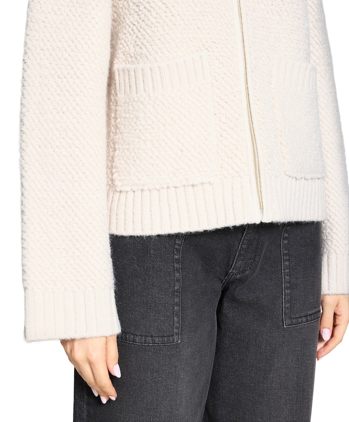 Dames vest ecru