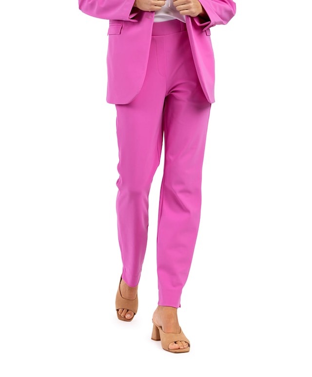 Anke bonded trousers broek roze