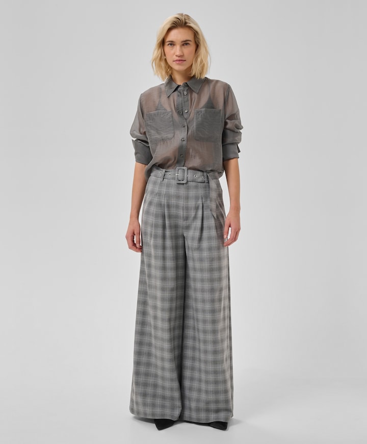 Dames blouse grijs