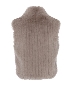 Dames gilet beige
