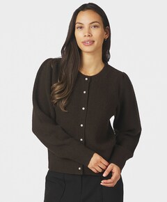 Dames vest bruin