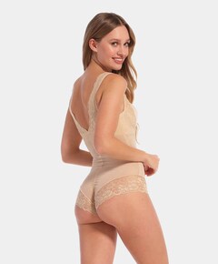 Dames shapewear body beige