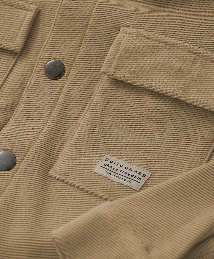 Overhemd lange mouw beige