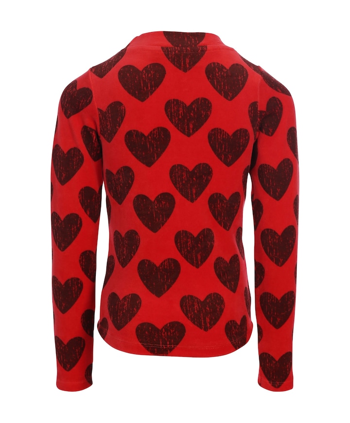 Meisjes longsleeve rood