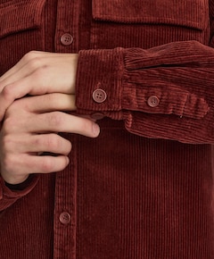 Heren overshirt rood