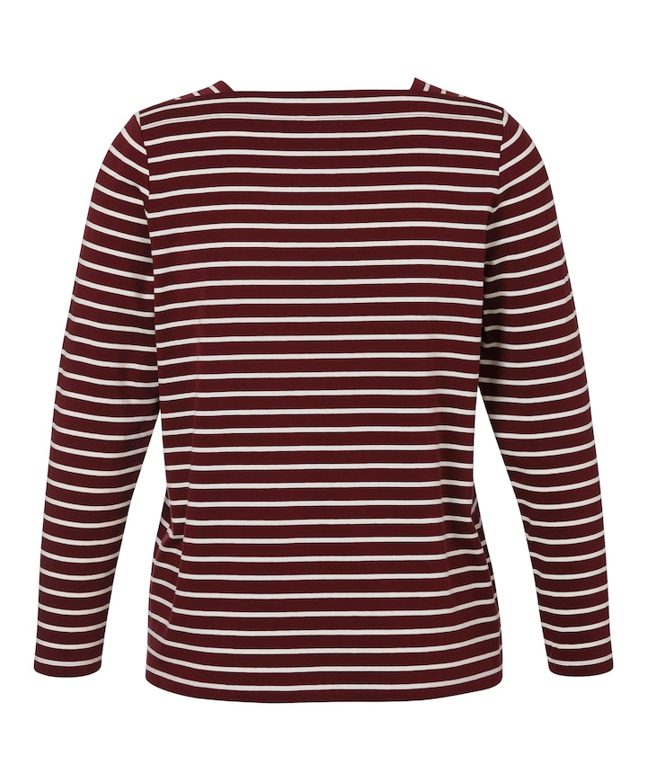 Dames longsleeve bordeaux