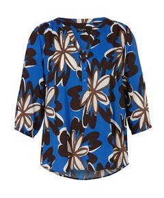 Dames blouse blauw