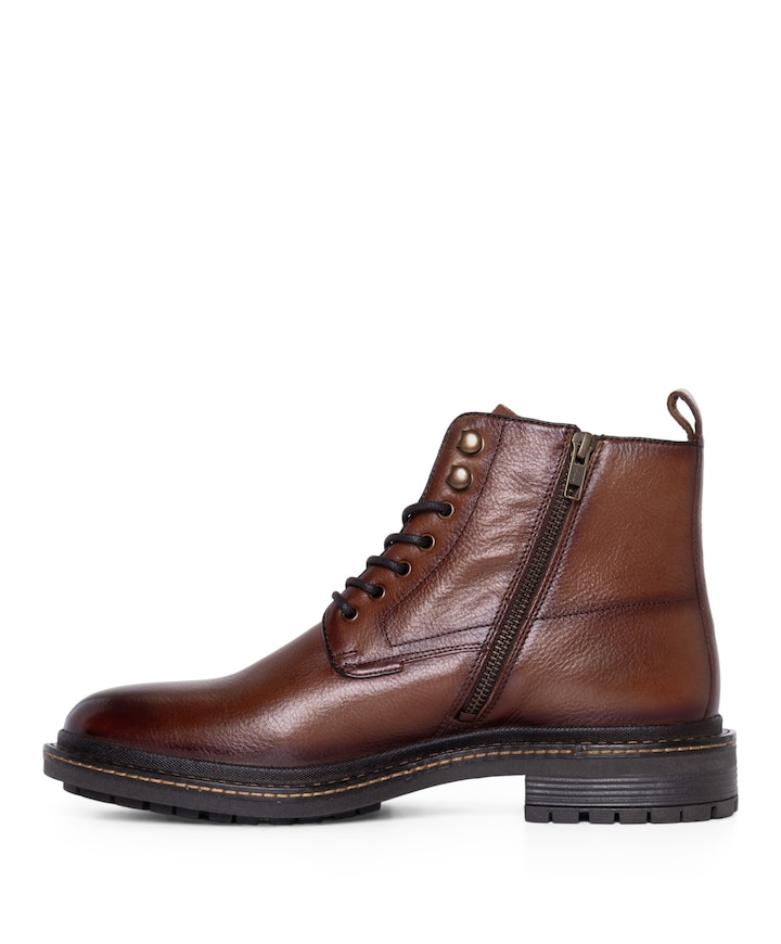 heren veterboots bruin