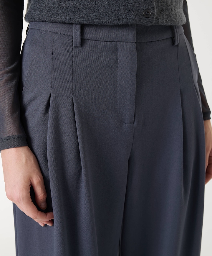 MSCHHenrika HW Pants dames broek blauw