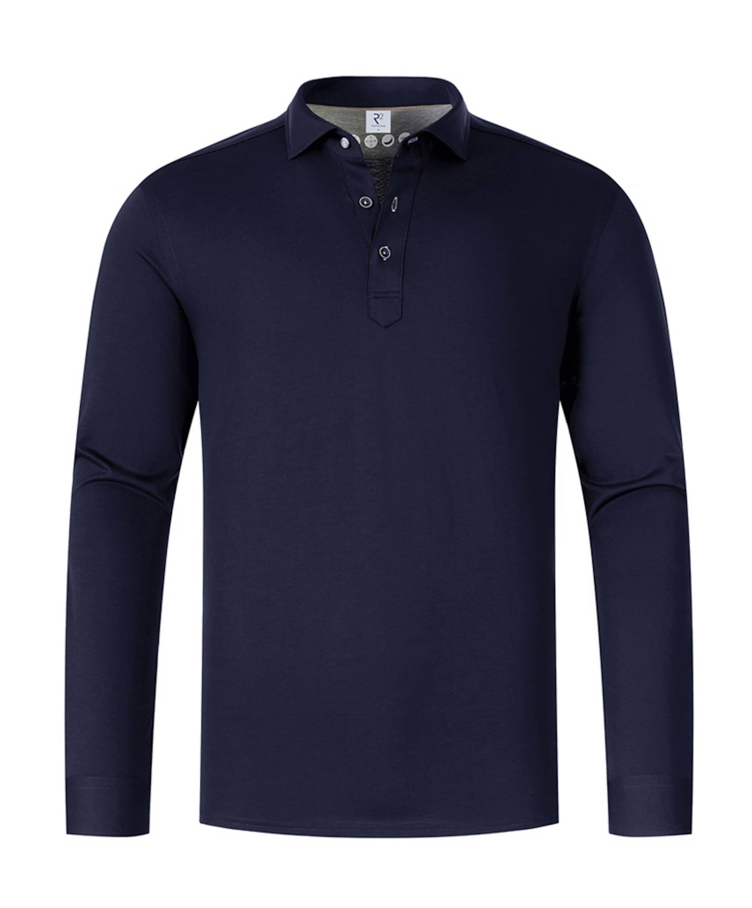 Heren polo blauw