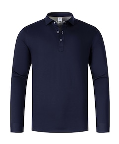 Heren polo blauw