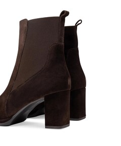 Luanco dames enkellaarzen bruin