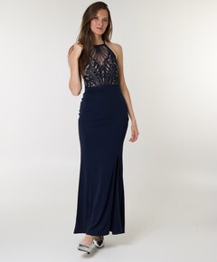 Dames jurk blauw