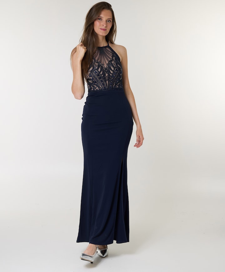 Dames jurk blauw