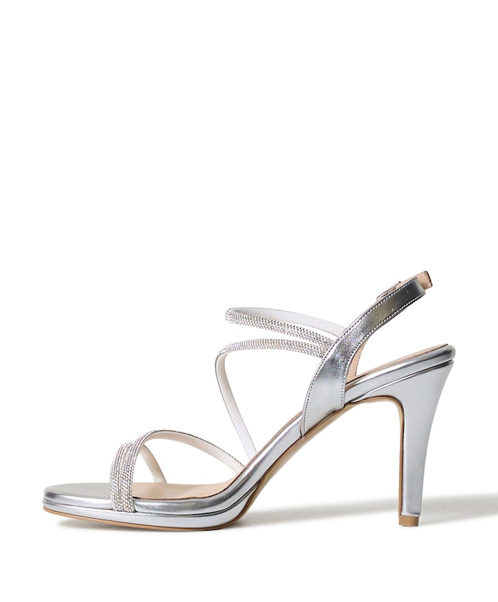 dames sandalets zilver