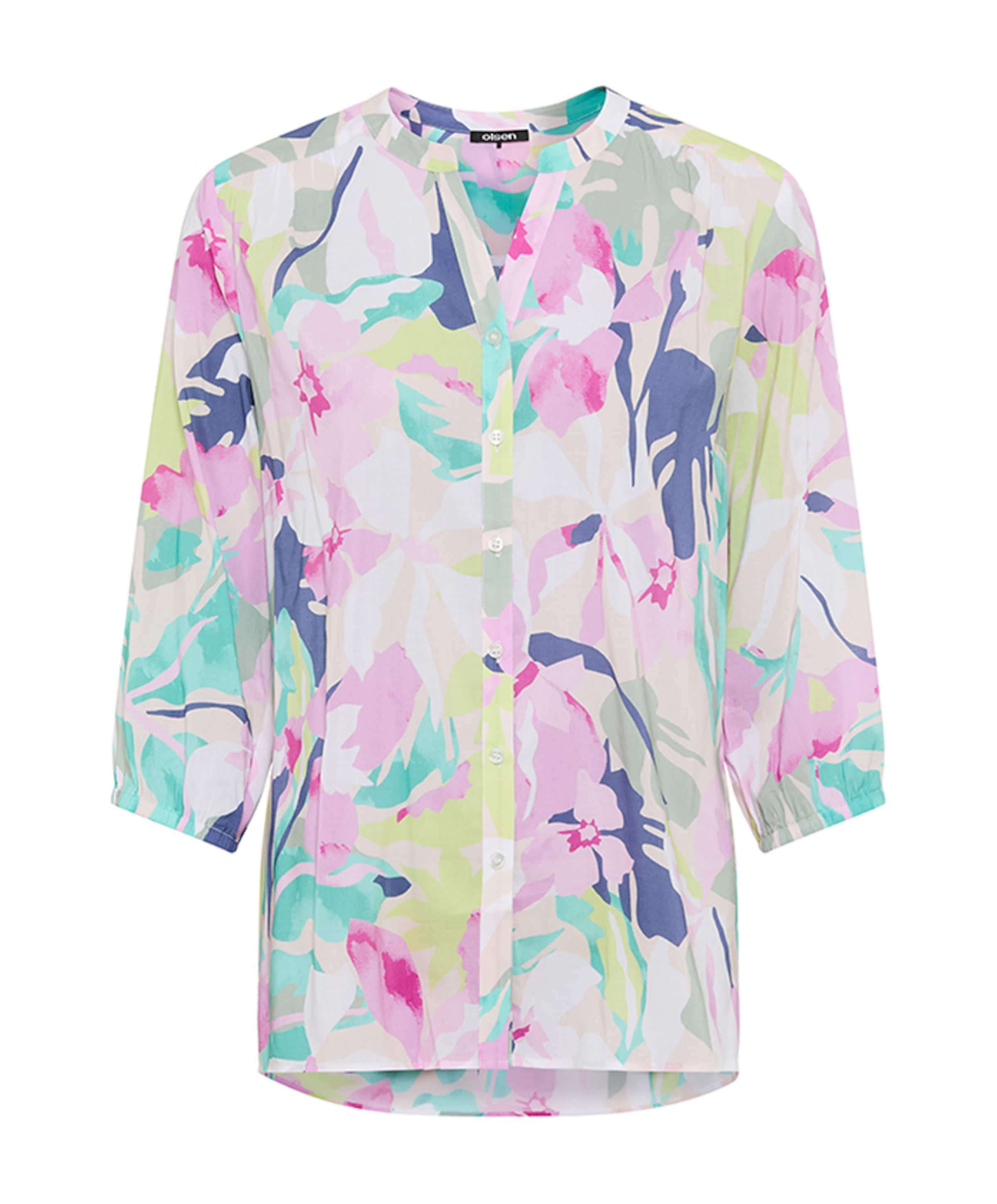 Dames blouse blauw