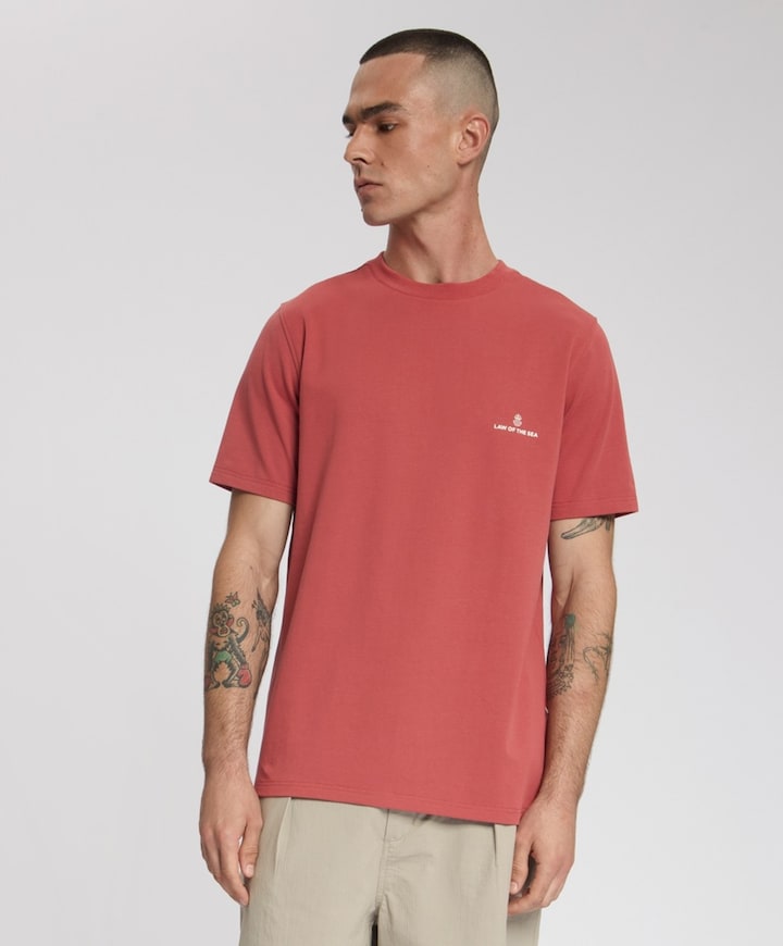Heren T-shirt rood