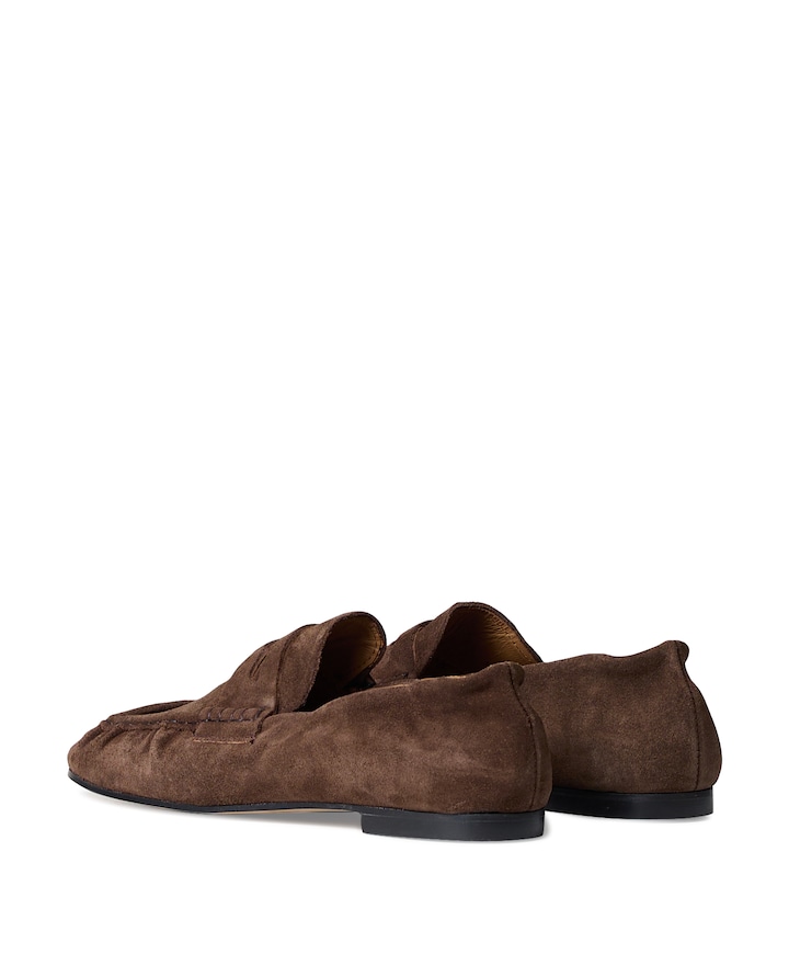 dames loafers bruin