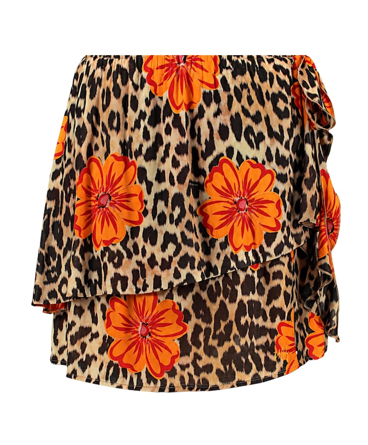 Dames rok bruin