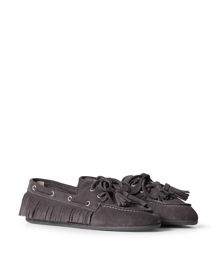 Native dames mocassins grijs