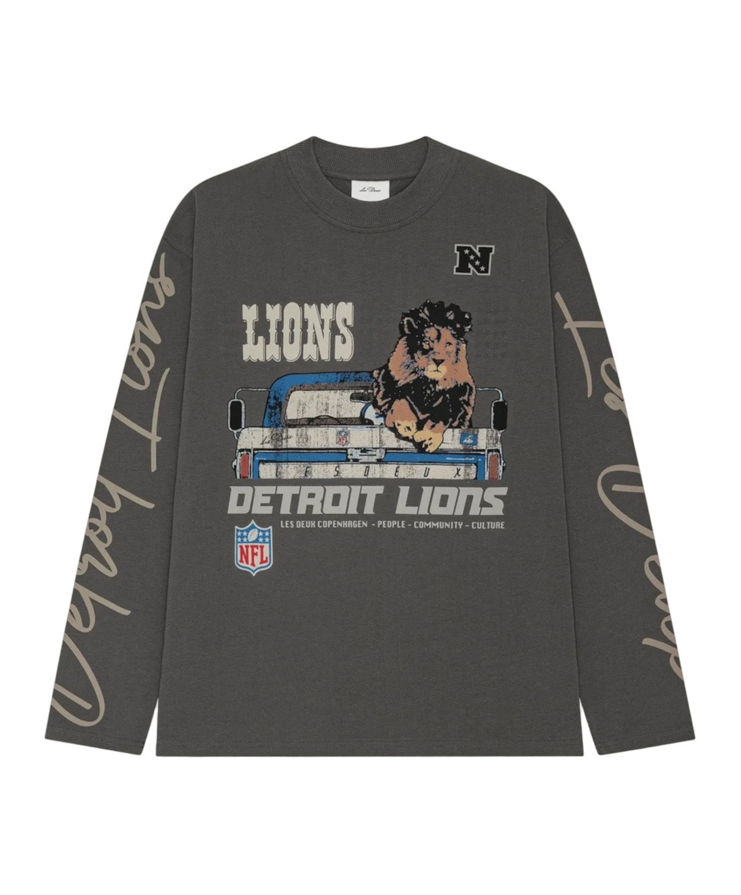 Heren longsleeve grijs