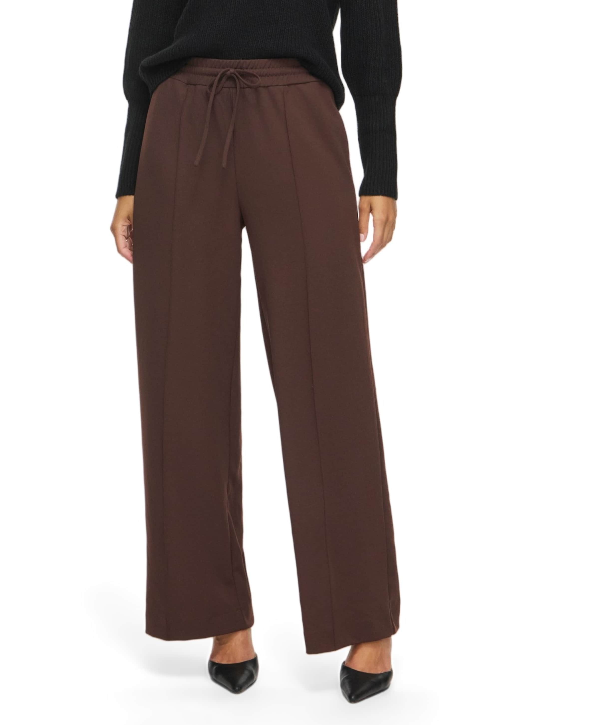 VICLUA HW WIDE PANTS-NOOS dames broek bruin