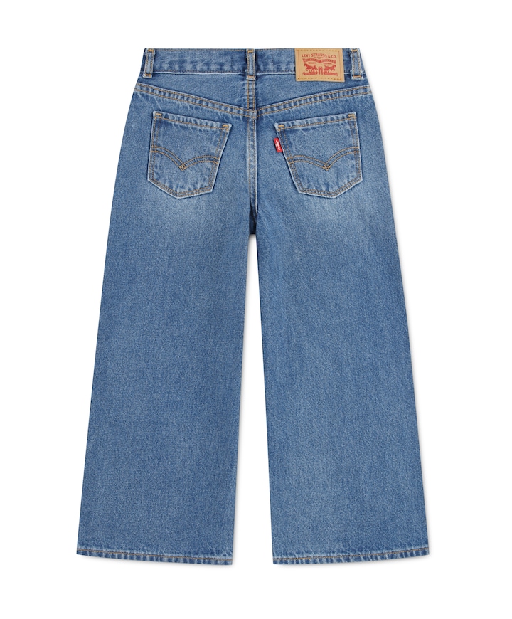 LVG High rise bagg meisjes jeans blauw