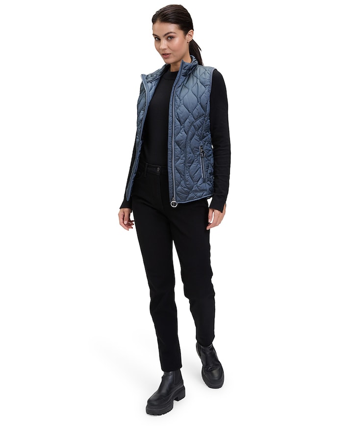 Dames bodywarmer blauw