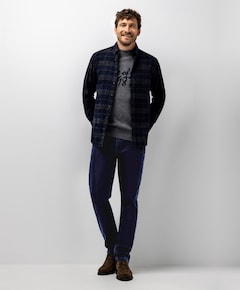 Heren overshirt blauw
