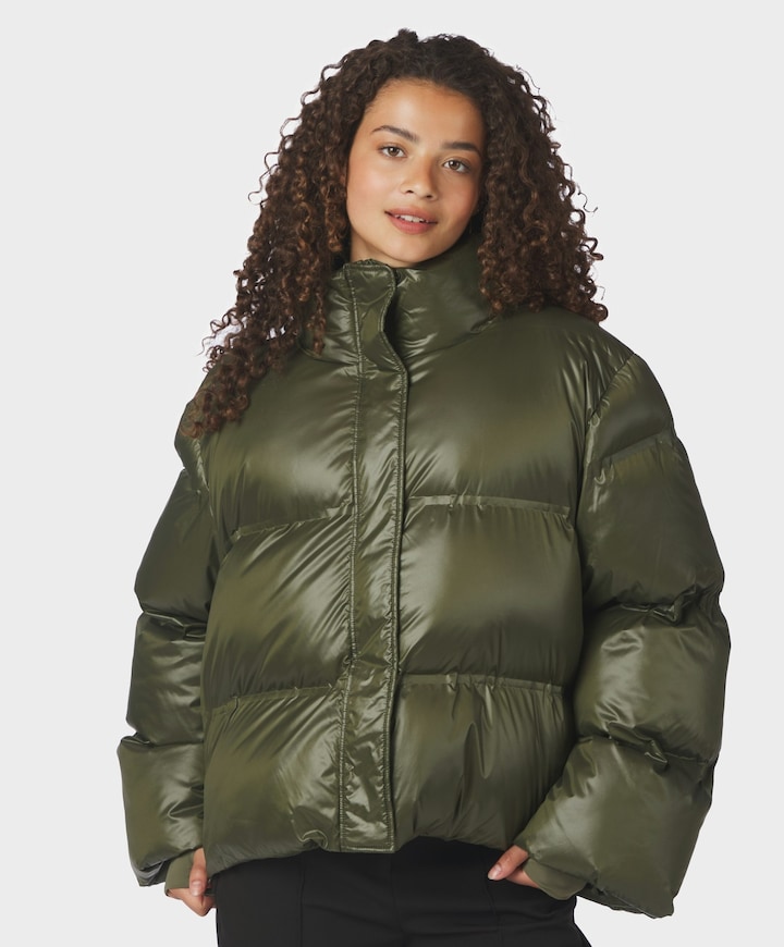 Dames jas groen
