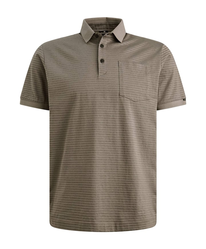 Heren polo grijs