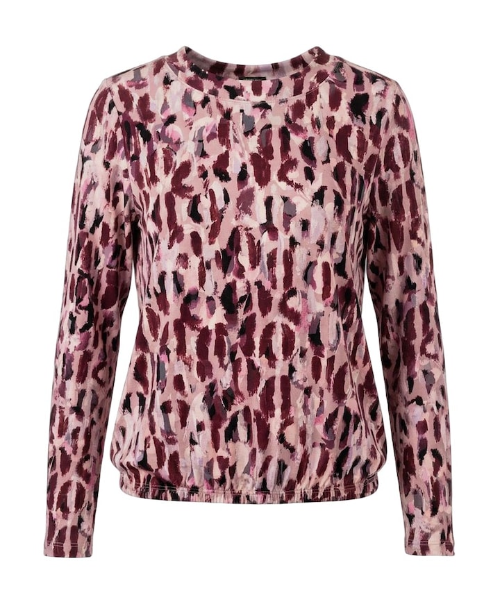 Dames longsleeve bordeaux