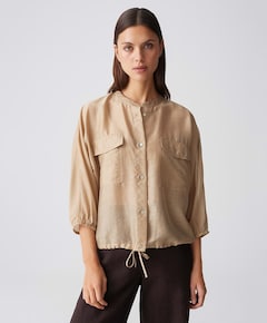 Dames blouse beige