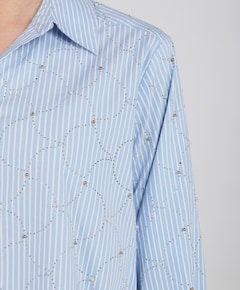 Dames blouse blauw